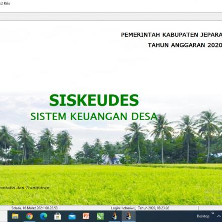 PERDES REALISASI SISKEUDES 2020